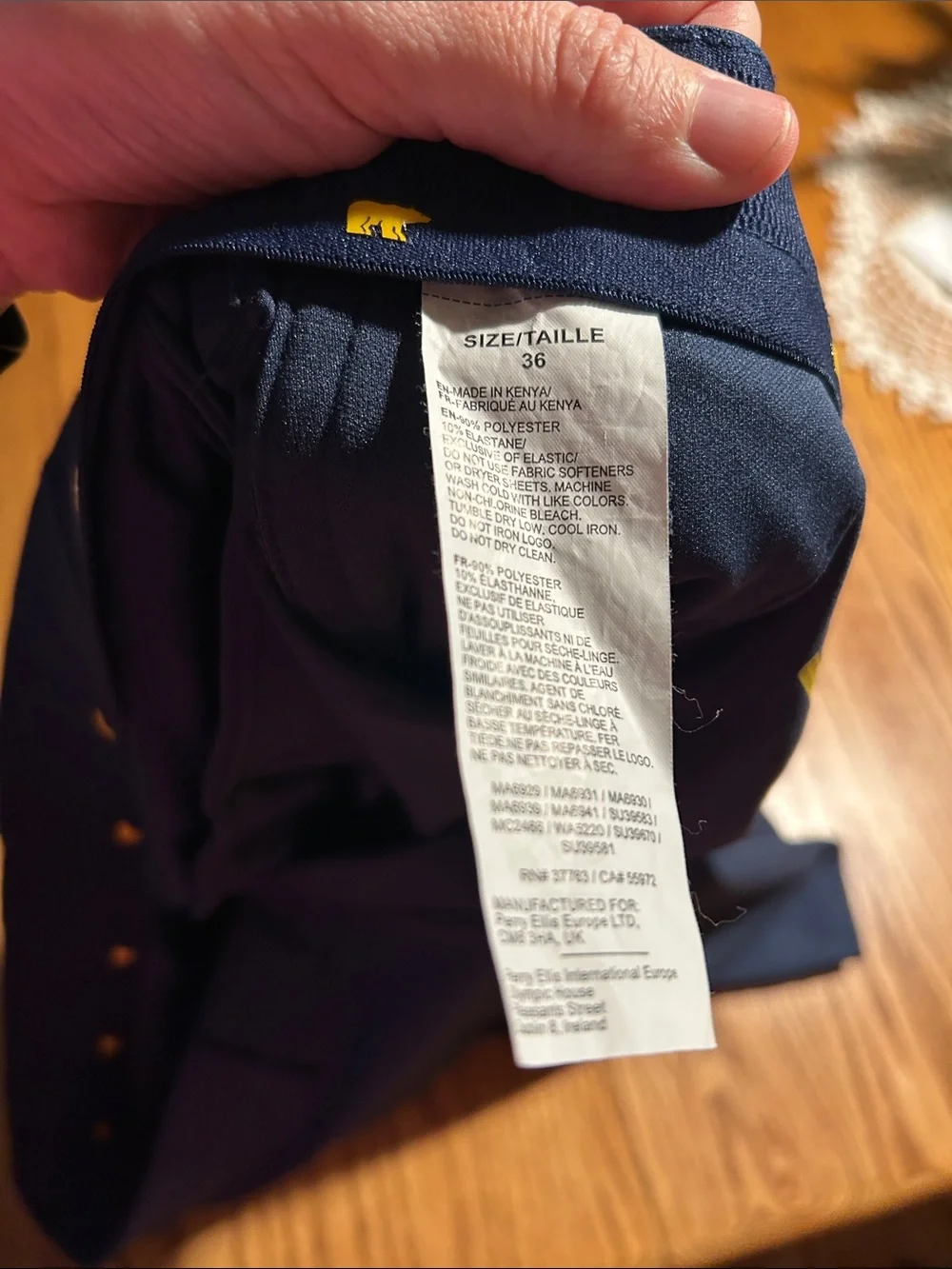 Men's Flat Front Performance Shorts - Dark Blue